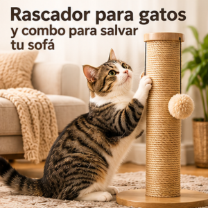Las reglas de la casa · Combo rascador para gatos